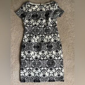 Black and white dress